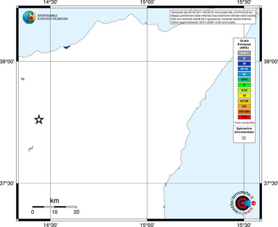 Mappa EMS - territori località