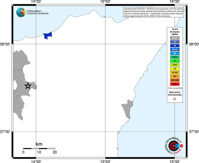 Mappa EMS - territori comuni