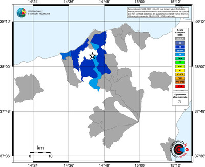 Mappa EMS - territori comuni