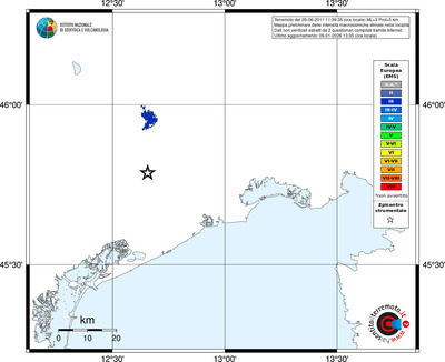 Mappa EMS - territori località