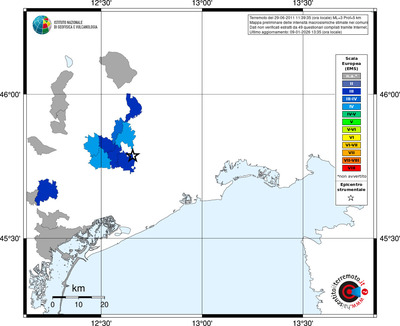 Mappa EMS - territori comuni