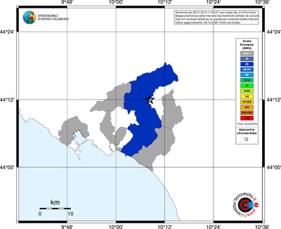 Mappa EMS - territori comuni