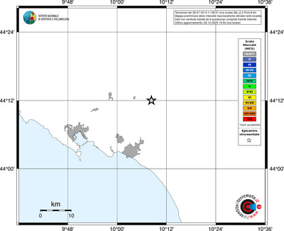 Mappa MCS - territori località