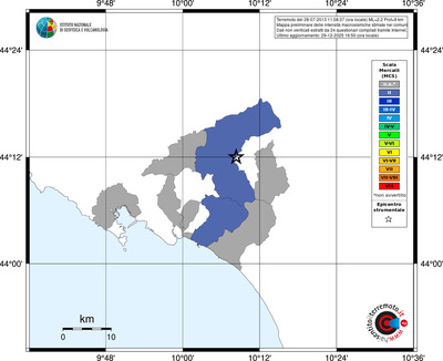 Mappa MCS - territori comuni