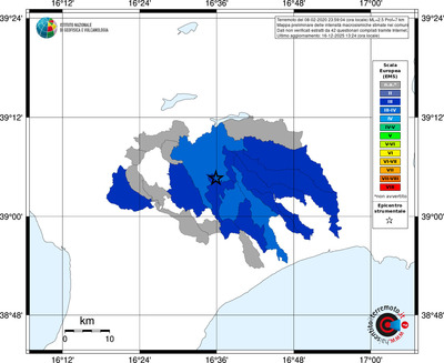 Mappa EMS - territori comuni