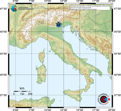 Area di invio delle email agli iscritti