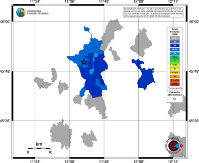 Mappa EMS - territori comuni