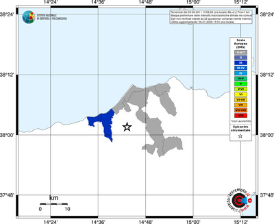Mappa EMS - territori comuni