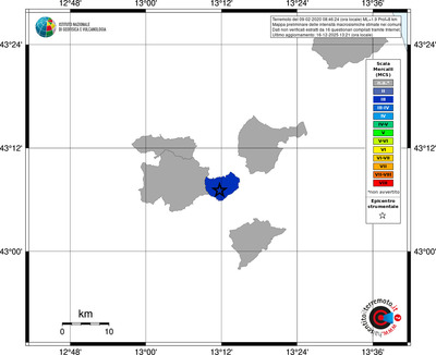 Mappa MCS - territori comuni