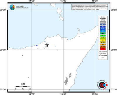Mappa EMS - territori località