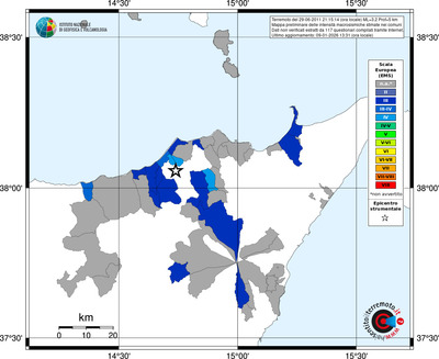 Mappa EMS - territori comuni