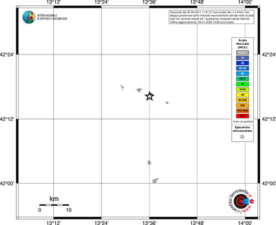 Mappa MCS - territori località