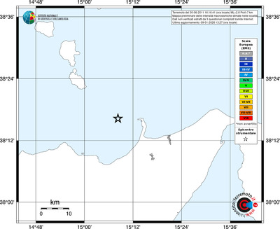 Mappa EMS - territori località