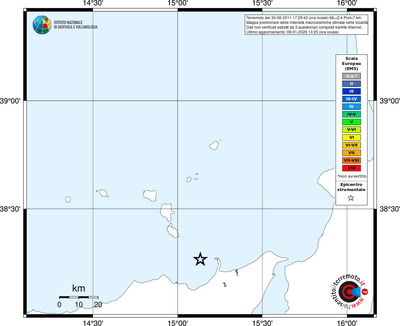 Mappa EMS - territori località