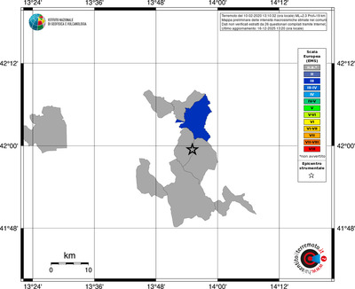 Mappa EMS - territori comuni
