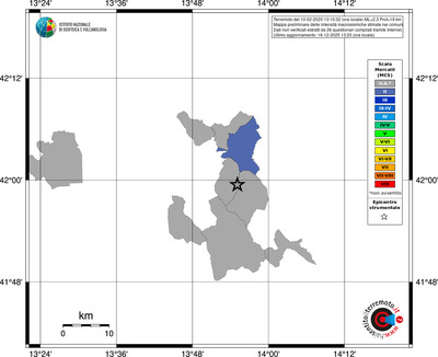 Mappa MCS - territori comuni