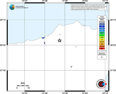 Mappa EMS - territori località