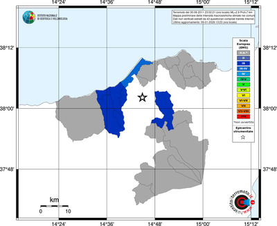 Mappa EMS - territori comuni
