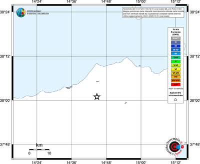 Mappa EMS - territori località