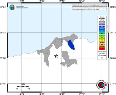 Mappa EMS - territori comuni