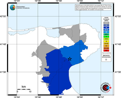 Mappa EMS - territori comuni