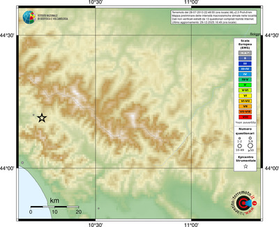 Mappa EMS - località