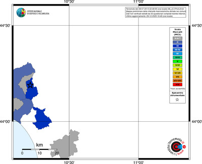 Mappa MCS - territori comuni