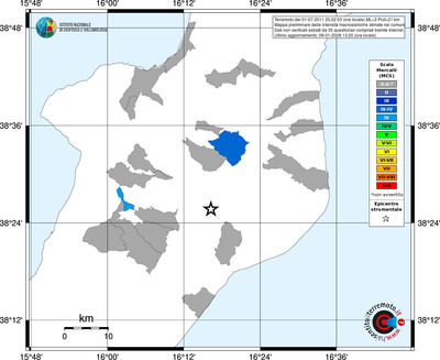 Mappa MCS - territori comuni