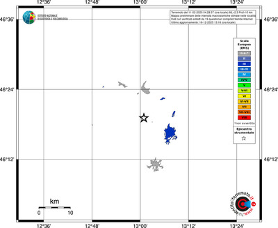 Mappa EMS - territori località