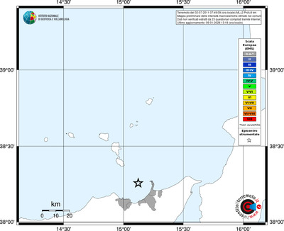 Mappa EMS - territori comuni