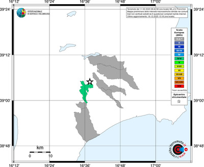 Mappa EMS - territori comuni