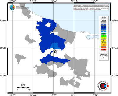 Mappa EMS - territori comuni