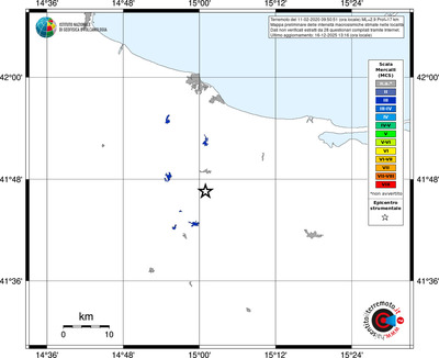 Mappa MCS - territori località