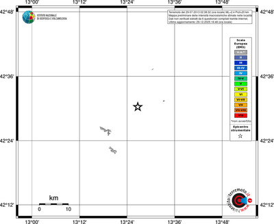 Mappa EMS - territori località