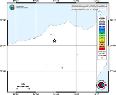 Mappa EMS - territori località