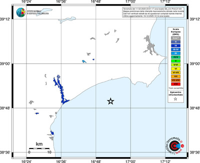 Mappa EMS - territori località