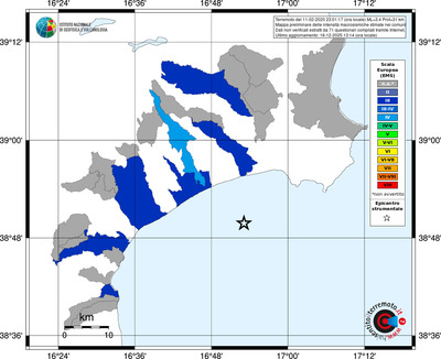 Mappa EMS - territori comuni