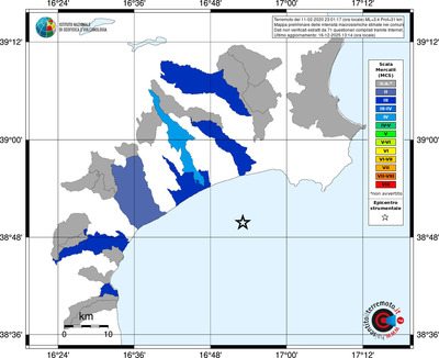 Mappa MCS - territori comuni
