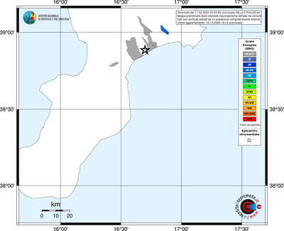 Mappa EMS - territori comuni