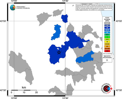 Mappa EMS - territori comuni