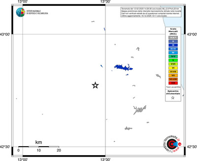 Mappa MCS - territori località