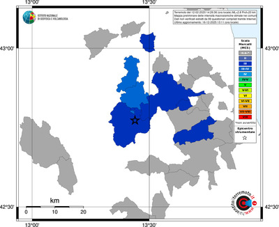 Mappa MCS - territori comuni