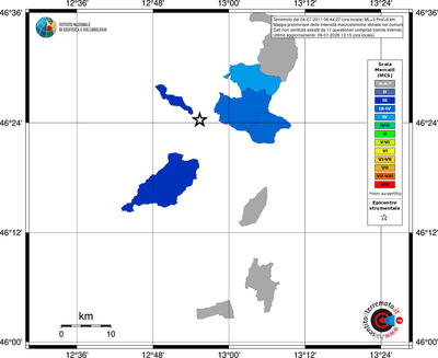 Mappa MCS - territori comuni