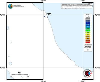 Mappa EMS - territori località
