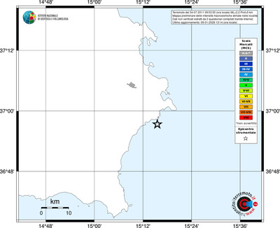 Mappa MCS - territori località