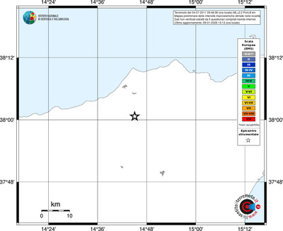 Mappa EMS - territori località