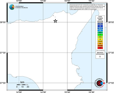 Mappa EMS - territori località