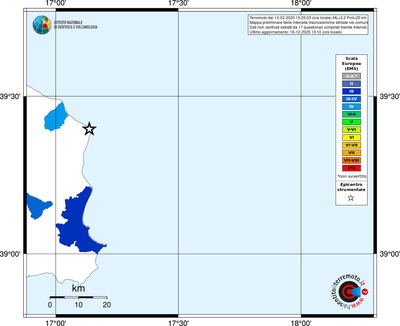 Mappa EMS - territori comuni