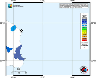 Mappa MCS - territori comuni