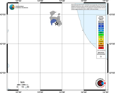 Mappa MCS - territori comuni